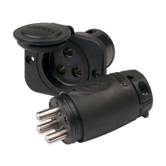 70A 3-Wire Trolling Motor Plug & Receptacle