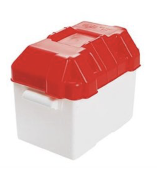 Small Battery Box Red