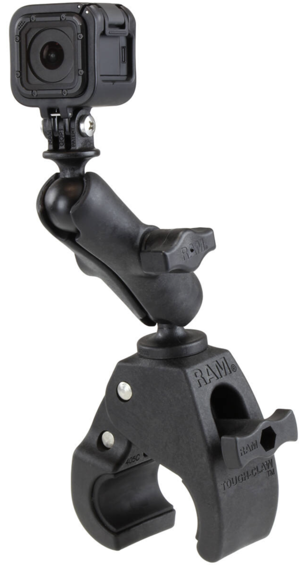 RAM Tough-Claw Medium Clamp Mount with Universal Camera Adapter