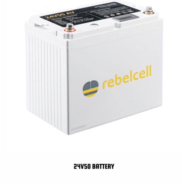 RebelCell 24V50 Angling li-on battery