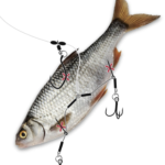 QUANTUM MR. PIKE GHOST TRACES BAIT TWIN HOOK