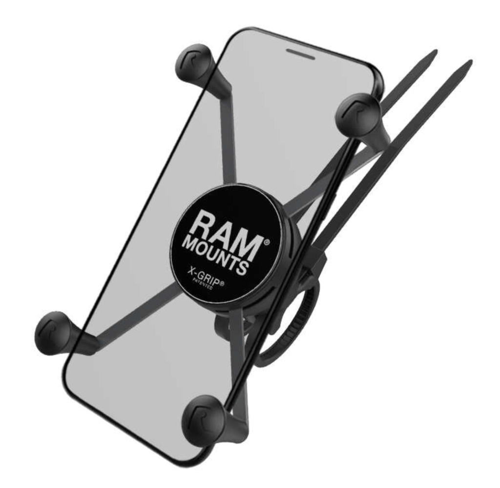 RAM® XGrip® Large Phone Mount with RAM® EZOn/Off™ Bicycle Base