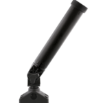 Adjustable rod holder for fishing boats